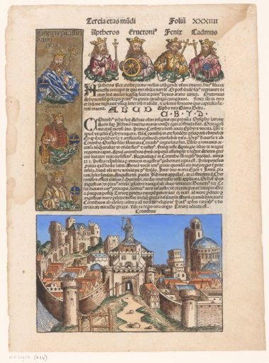Page from the Nuremberg Chronicle by Schedel