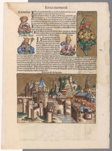 Page from the Nuremberg Chronicle by Schedel