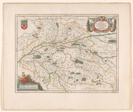 Map of Touraine