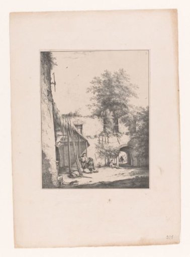 Courtyard of an Old Castle
