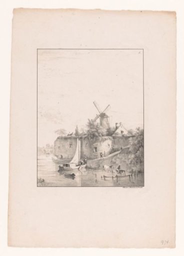 View of the Bulwark Morgenster in Utrecht