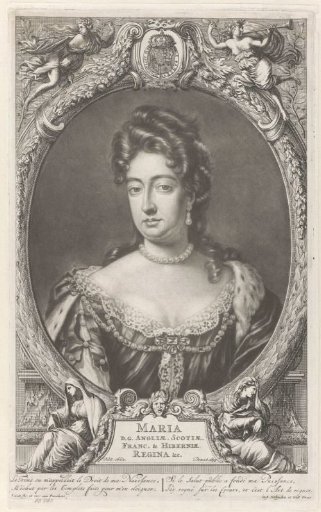 Portrait of Mary II Stuart, Queen of England and Scotland