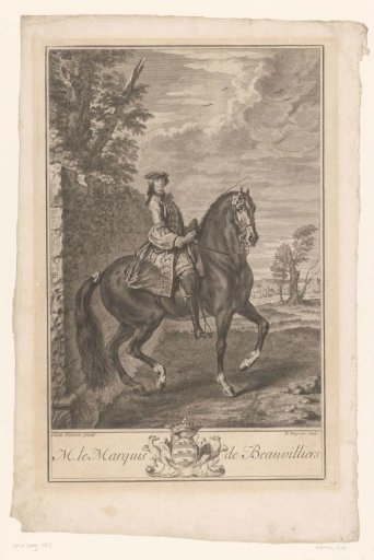 Equestrian Portrait of Paul de Beauvilliers