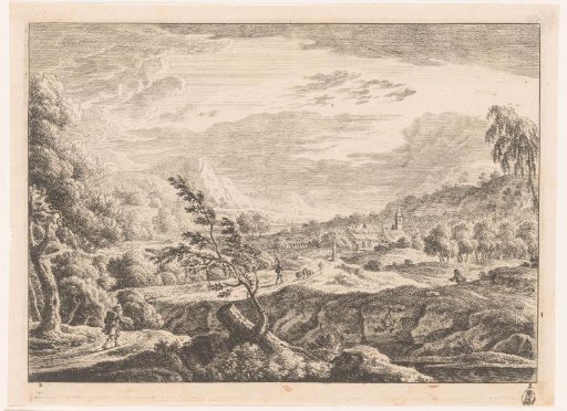 Landscape with a village