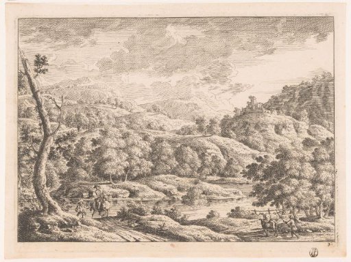 Landscape with a shepherd