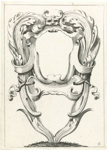 Sheet from a series of cartouches