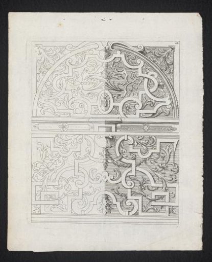 Two decorations with braided work