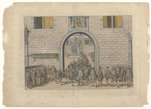 The presentation of the Petition to the Duchess of Parma, 1566