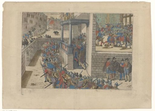 The Spanish-sympathizing government in Brussels overthrown, 1576