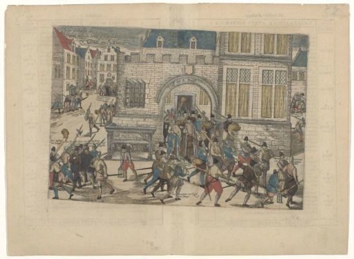 Duke of Aarschot taken prisoner in Ghent, 1577