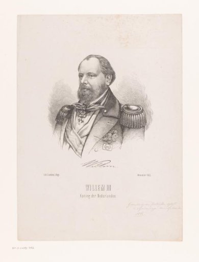 Portrait of William II, King of the Netherlands