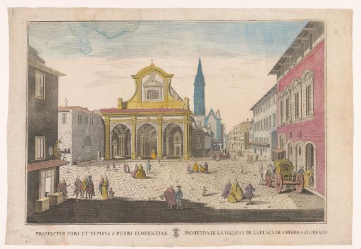 View of a Square in Florence