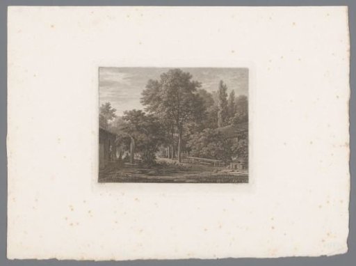 Garden of an inn with various groups