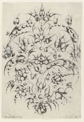 Cosse-de-pois ornament for goldsmiths