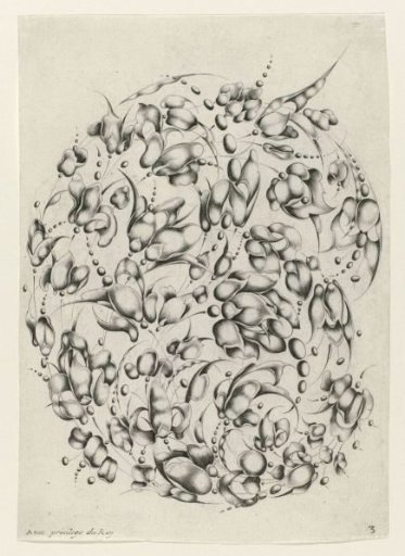 Cosse-de-pois ornament for goldsmiths