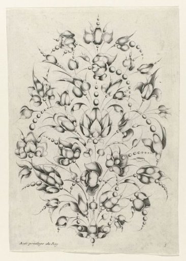 Cosse-de-pois ornament for goldsmiths