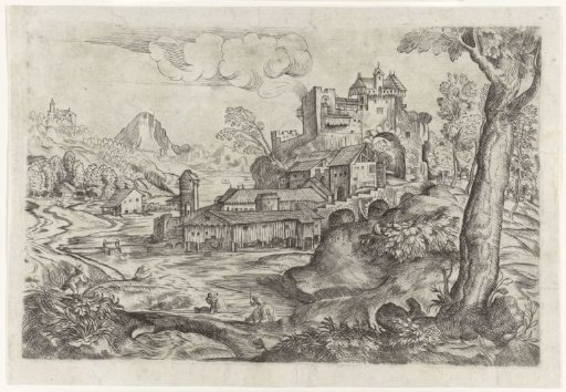 Landscape with River and Castle