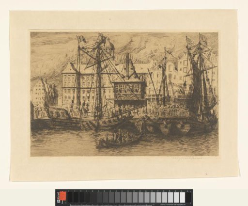Ships at the Dam, Amsterdam