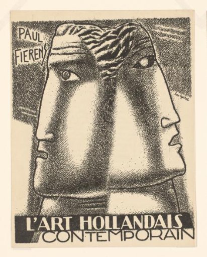 Reproduction Print of Book Cover "l'Art Hollandais contemporain" by Paul Fierens