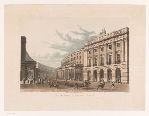 View of Regent Street in London