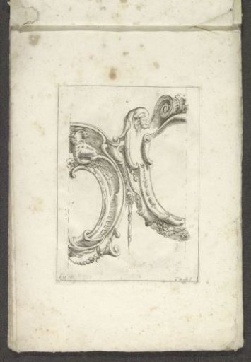 Two half cartouches