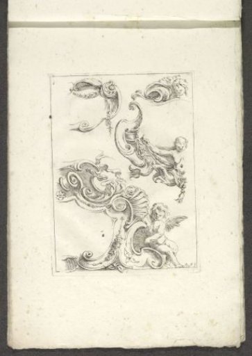 Three half cartouches