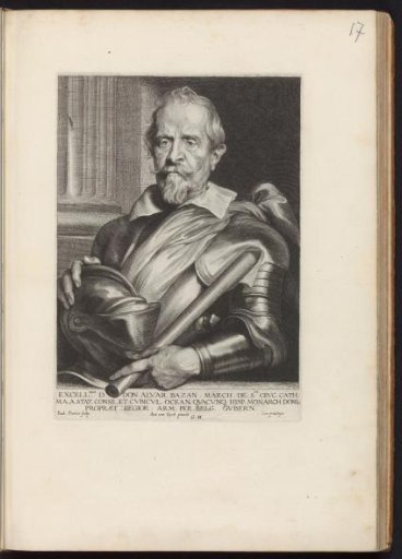 Portret van commandant Don Álvaro de Bazán