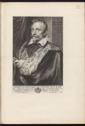 Portrait of Jan van den Wouwer, councillor to Archduke Albert of Austria