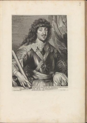 Portrait of Gaston Jean-Baptiste of France, Duke of Orléans