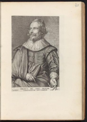 Portrait of the painter Paul de Vos