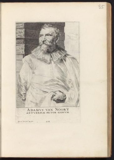 Portrait of the painter Adam van Noort