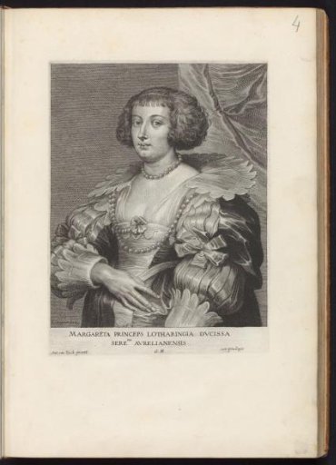 Portrait of Margaretha, Princess of Lorraine