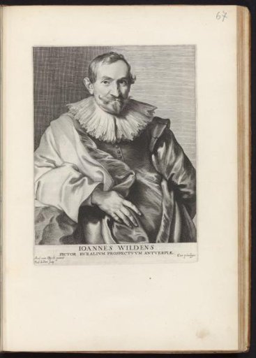Portrait of the painter Jan Wildens
