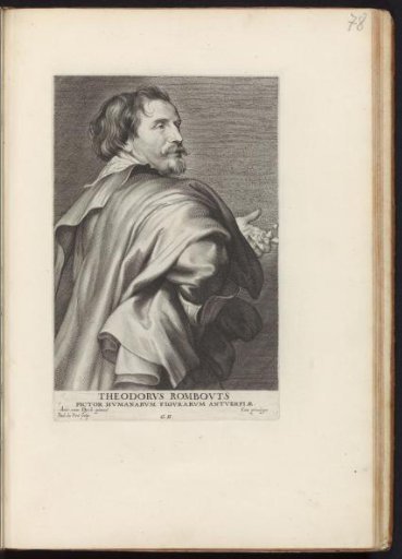 Portrait of the painter Theodoor Rombouts