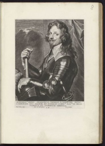 Portrait of Tommaso Francesco, Prince of Savoy-Carignano