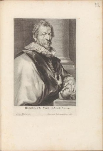 Portrait of the painter Hendrik van Balen