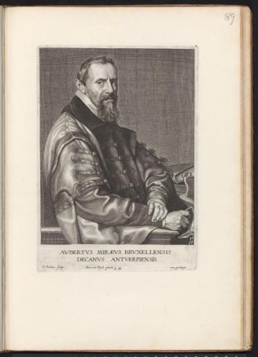 Portrait of Aubertus Miraeus