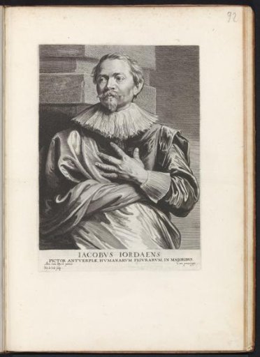 Portrait of the artist Jacques Jordaens