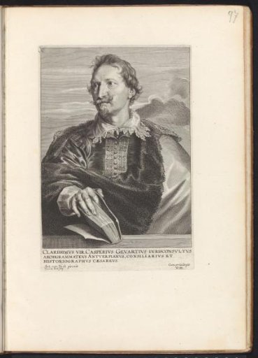 Portrait of the jurist Casper Gevartius