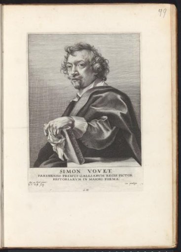 Portrait of the artist Simon Vouet