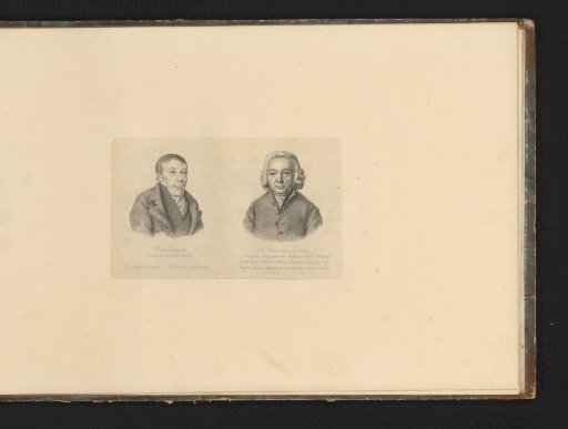 Portraits of Paulus van Hemert and Jean Henri van Swinden