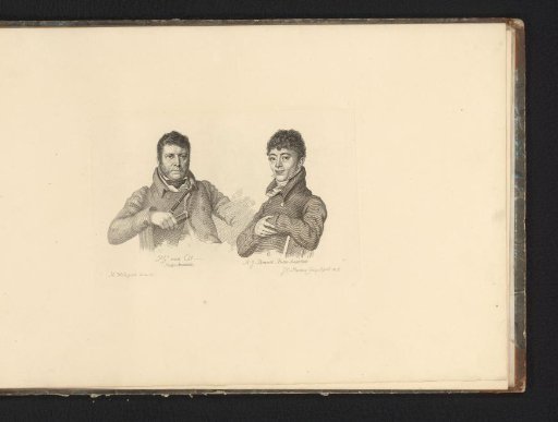 Portraits of Pieter Gerardus van Os and Albertus Jonas Brandt