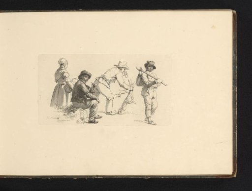 Study sheet with four figures