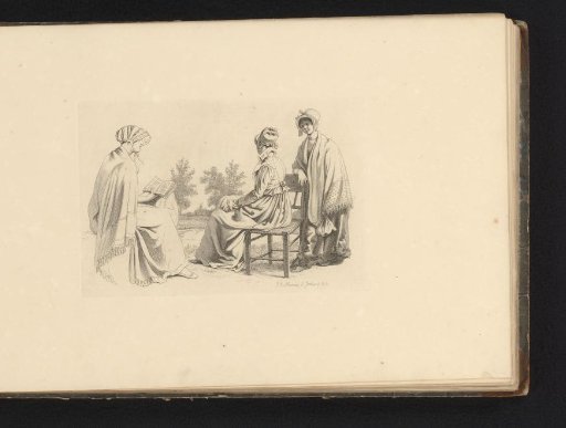 Landscape with three women