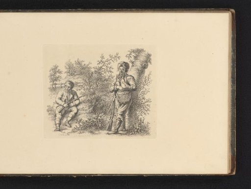 Two Resting Hunters