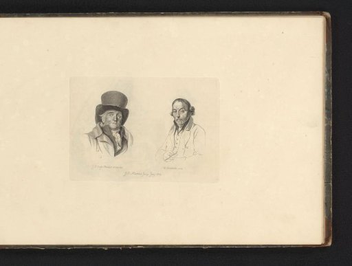 Portraits of Johannes Petrus van Horstok and Warner Horstink