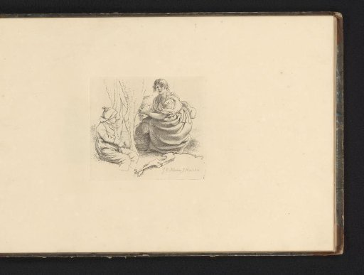 Woman Milking a Cow