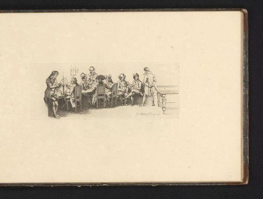 Group of Men in a Club