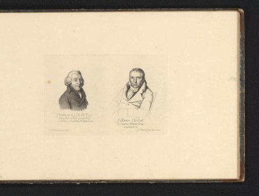 Portraits of Joannes Willmet and Johannes Kinker