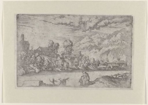 River Landscape with the Baptism of Christ